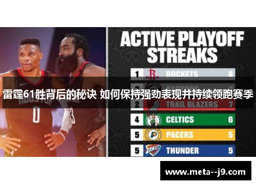 雷霆61胜背后的秘诀 如何保持强劲表现并持续领跑赛季 雷霆61胜背后的秘诀 如何保持强劲表现并持续领跑赛季